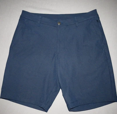 Lululemon Navy Blue Stretch 9" Chino ABC Shorts Men's sz. 32 - Image 1 of 4