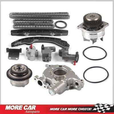 Kit de corrente de distribuição entrada VVT roda dentada bomba de água óleo para INFINITI Nissan Murano - Imagem 1 de 4