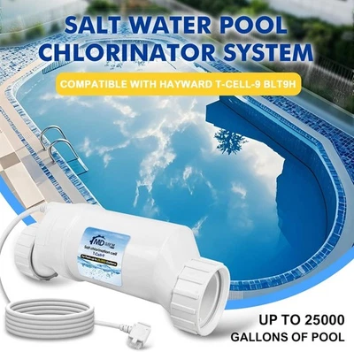 Saltwater Pool Chlorinator T-Cell-9 For Hayward Up to 25,000 Gallons BLT9H