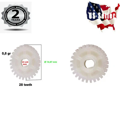 2X Side Mirror Folding Gear Fits Toyota Vios Honda Jazz Stepwgn MK2 (28 Teeth) - Image 1 of 3