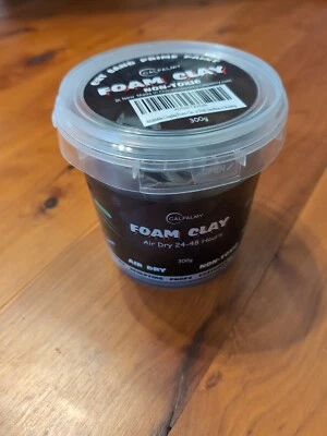 Espuma Arcilla Gris 300g Escultura, Accesorios Cosplay, Disfraces No Tóxicos. Foto 1 de 4