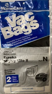 HOMECARE Eureka Mighty Mite II Style N Vacuum Bags 2 Pk - Picture 1 of 2