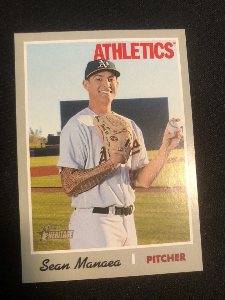 2019 Heritage Short Print SP Sean Manaea Oakland Athletics 408 - Image 1 of 1