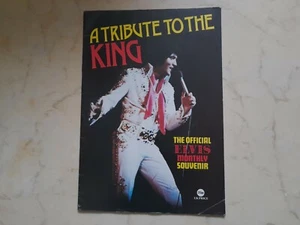 Elvis a Tribute To The King The Official Elvis Monthly Souvenir 70s Libretto - Foto 1 di 7