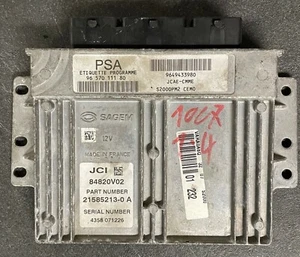 Calculateur moteur PEUGEOT 1007 S2000PM2 9657011180 9649433980 21585213-0 - Foto 1 di 1