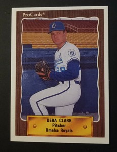 1990 ProCards Omaha Royals Dera Clark #59