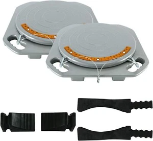 Pair Wheel Alignment Turn Plates 10,000 Pounds Capacity w/Transition Bridge - Foto 1 di 8