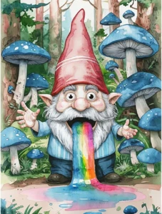 Gnomes Diamond Art Kits for Adults, Mushroom Diamond Painting Kits for Adults Be - Picture 1 of 7
