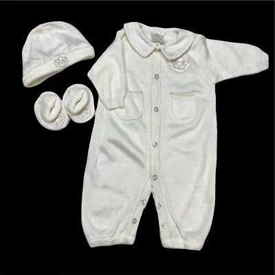 Suéter Mameluco Sombrero Botines Bright Future Vintage Reliquias Alas de Ángel 3-6 meses Foto 1 de 3