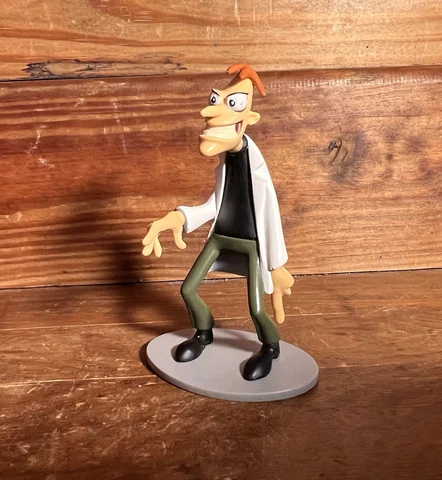 Disney Store 2010 Phineas & Ferb -PVC 3.5" Heinz Doofenshmirtz -Toy Figure -RARE Cover