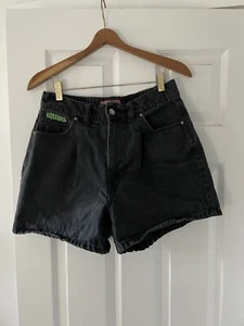 Empyre Shorts Women’s Medium Black Skater Skateboard Y2K Denim Jean - Picture 1 of 4