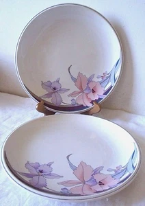 2pc Noritake Kcltcraft Misty Isle #9148 California Dreaming Dinner Plate Ireland - Picture 1 of 5