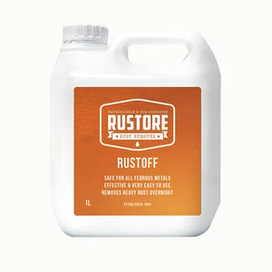 Rustore Rustoff Rust Remover Solution, Non Corrosive / Non Toxic - 1L - Picture 1 of 1