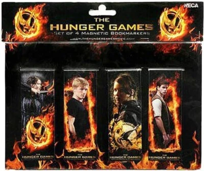 The Hunger Games: Magnetic Bookmarks - 4 piece set. NEW! Foto 1 de 3