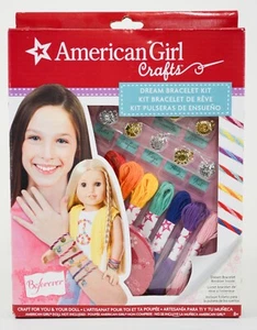 Kit Bracciale American Girl Dream Set Artigianale 7 Bracciali Charms e Filo Incluso - Foto 1 di 5