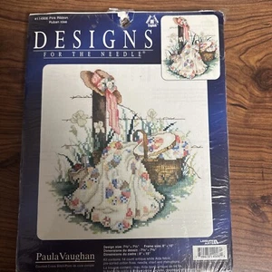 Designs For The Needle Pink Ribbon Counted Cross Stitch Kit 114906 Paula Vaughan - Picture 1 of 2