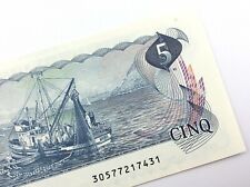 1979 Canada 5 Dollar Five Dollar Uncirculated 305 Crow Bouey Banknote R826