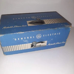 Vintage General Electric GE tragbares Reise-Dampfbügeleisen NUR VERPACKUNG #F19 Seneca Chrom - Bild 1 von 6