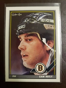 1991-92 Cam Neely O-Pee-Chee Hockey Boston Bruins - Picture 1 of 2