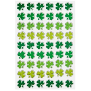1 Hoja de Trébol Día de San Patricio Lámina Hinchada Pegatinas Papercraft Planificador Artesanía - Imagen 1 de 1