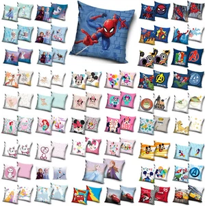 Disney Marvel Cushion Cover Velvet Effect Velour Pillow Case Pillowcase 40x40cm - Picture 1 of 50
