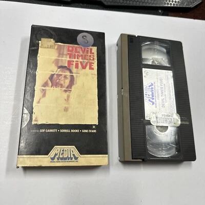 Devil Times Five. VHS. Horror. Rare. Media.  SHOWS SIGNS OF MOLD - Image 1 of 3