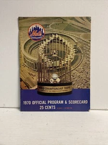 1970 New York Mets Official Program And Scorecard - Picture 1 of 5