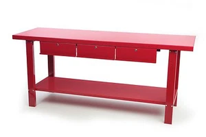 BANCO DE TRABAJO CON 3 CAJONES, 2 metros largo Mesa Trabajo Taller - 701799 - Imagen 1 de 1
