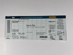 Depeche Mode Ticket Complete Unused Original Tour Of The Universe Berlin 2009 - Picture 1 of 12