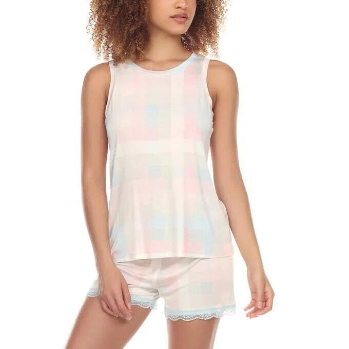 Conjunto de pijama sin mangas y pantalones cortos Honeydew para damas M o XXL NUEVO Foto 1 de 1