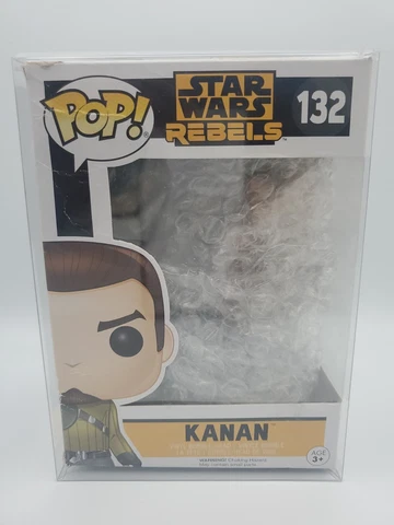 Funko Pop Star Wars Rebels Kanan Jarrus Jedi #132 W/Protector Cover