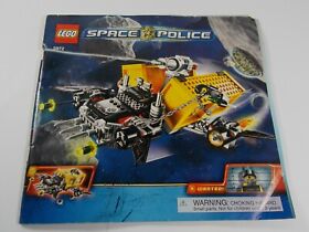 5972 Space Police Space Truck Getaway Lego Instruction Manual Only #867-7