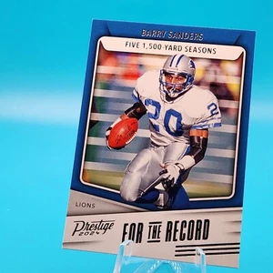 Barry Sanders 2024 Panini Prestige FOR THE RECORD #FR-BS - Picture 1 of 2