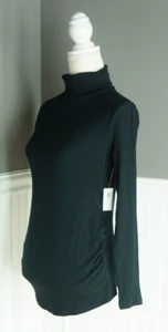 NUEVO Suéter Old Navy Maternidad Acanalado Cuello Alto Negro Manga Larga Para Mujer S Nuevo con Etiquetas - Imagen 1 de 4