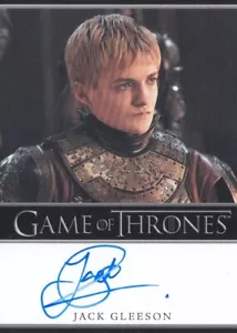 GAME OF THRONES LEGENDS OF THE REALM - JACK GLEESON (KING JOFFREY) AUTOGRAPH L - Picture 1 of 1