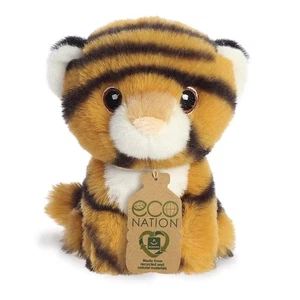 Aurora, 35066, Eco Nation Mini Tiger, 5In, Soft Toy, Multi-Coloured - Picture 1 of 3