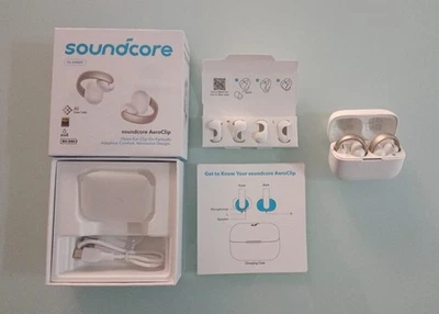 Soundcore AeroClip Anker Auricolari Open-Ear Cuffie Clip-On Comfort Adattivo - Immagine 1 di 4