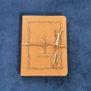 Michael’s Brown Leather Sketchbook - Picture 1 of 2