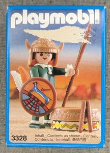 Playmobil Western 1980's Indian Figure 3328 Sealed NIB Medicine Man Vintage - Picture 1 of 3