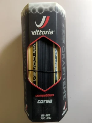 Nuevo neumático para bicicleta de carretera Vittoria Corsa Competition 700x25c Foto 1 de 2