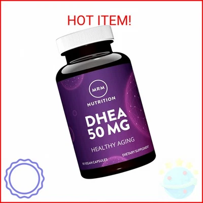 MRM Nutrition DHEA 50mg | Envelhecimento Saudável | Micronizado para Absorção | Memória + M - Imagem 1 de 2