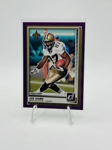 2025 Panini Donruss Joe Horn New Orleans Saints Purple Press Proof #147 - Picture 1 of 2
