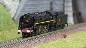 Arnold HN2484 Locomotive vapeur 141 R 840, SNCF, roues mixtes, livrée noire, lig - Imagen 1 de 4