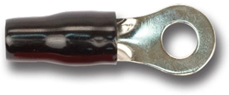 Stinger SPT5104B Chrome 4Ga Input To 5/16" Ring Terminal Crimp Bulk (25 Black) - Image 1 of 1