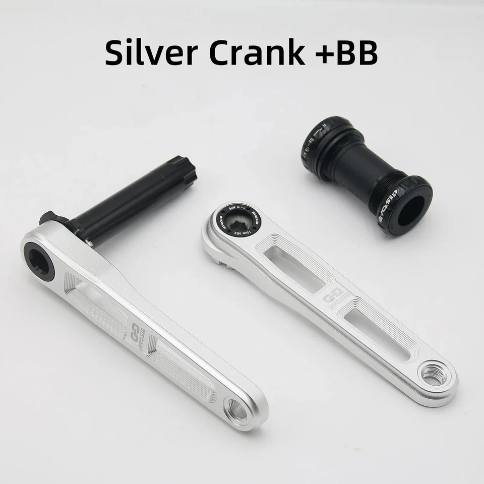 Juego de bielas para bicicleta de carretera 160/165/170 mm grava bicicleta manivela montaje directo de 3 clavos Foto 1 de 4