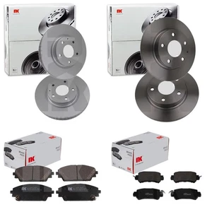 NK BREMSSCHEIBEN + BELÄGE VORNE + HINTEN passend für MAZDA CX-3 CX3 DK - Bild 1 von 10