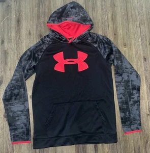 Boys UNDER ARMOUR COLD GEAR hoodie Black Size Youth XL - Picture 1 of 9