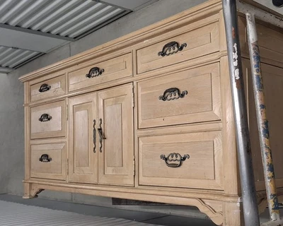 Thomasville Blond Oak Triple Dresser 78"W - Image 1 of 4