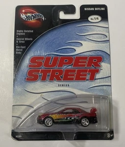 Rara Nissan Skyline Maroon RR Hot Wheels 100% Super Street 1/4 1:64 pressofusa nuova con scatola - Foto 1 di 24