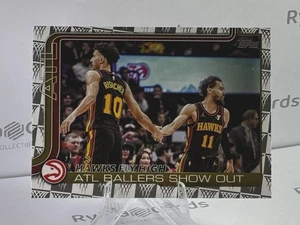 “Hawks Fly High” 2025-26 Topps Basketball #282 Base Season Tip-Off Atlanta Combo - Picture 1 of 2